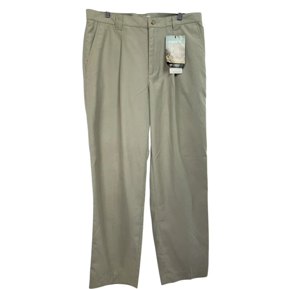 Columbia GRT Beige Sz 36x32 Utility Travel Hiking Outdoor Pant (V35) NWTs